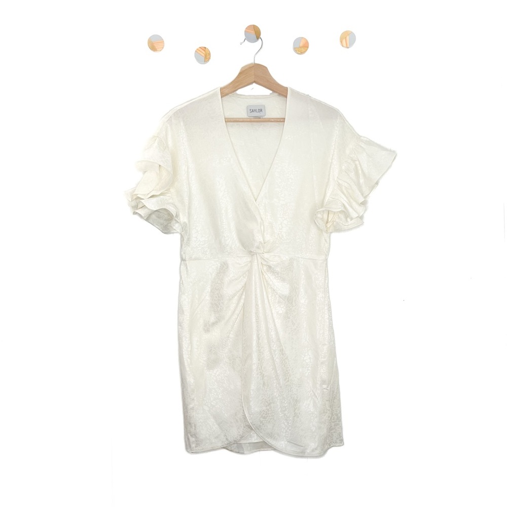 Revolve Saylor Brookey Twist front Mini Dress Size Medium